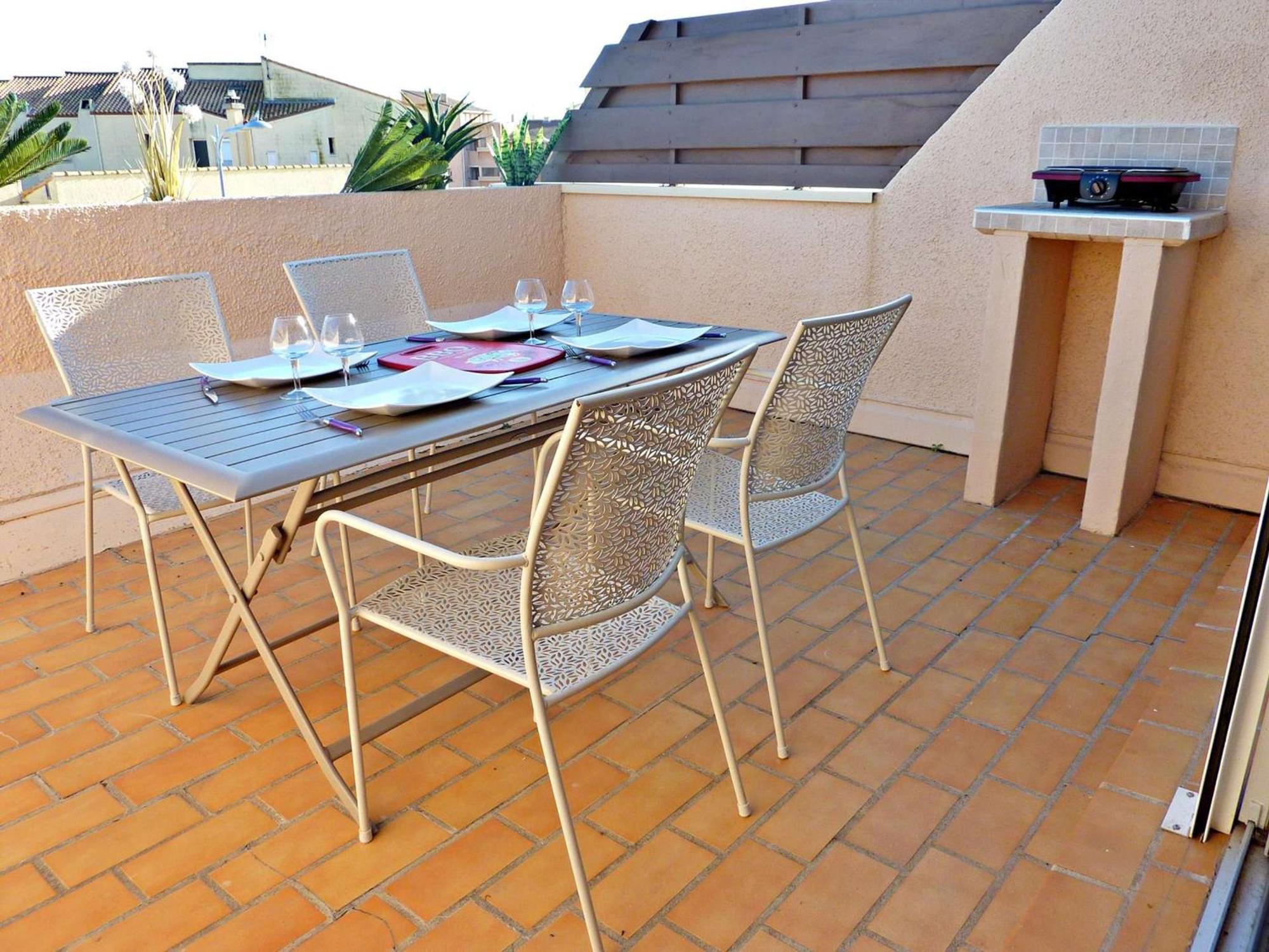 Duplex Renove Avec Clim, Terrasse Et Parking A Marseillan - Fr-1-387-162 Apartment Ngoại thất bức ảnh